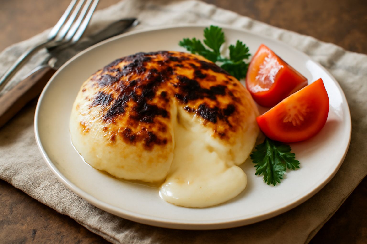 Scamorza alla brace