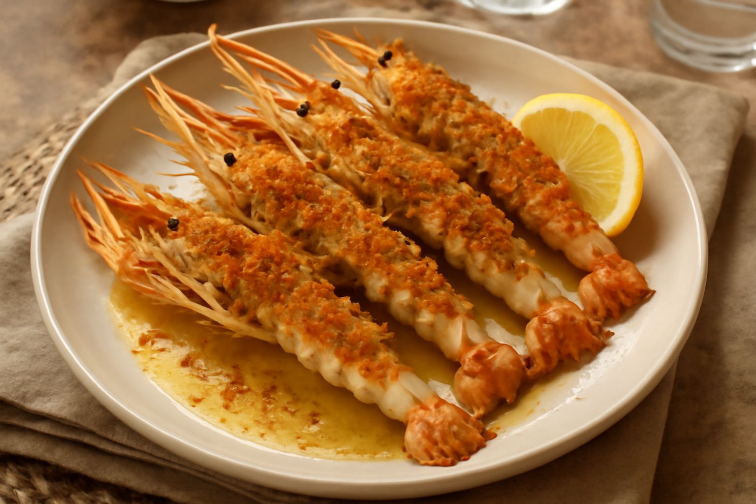 Scampi al forno