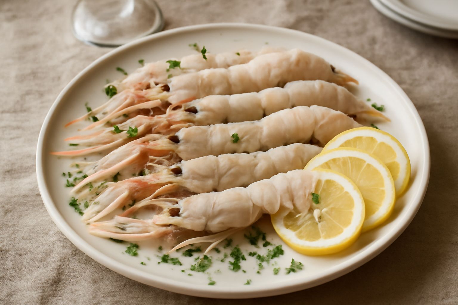 Scampi al naturale: dolce oceano che nutre il corpo senza appesantire