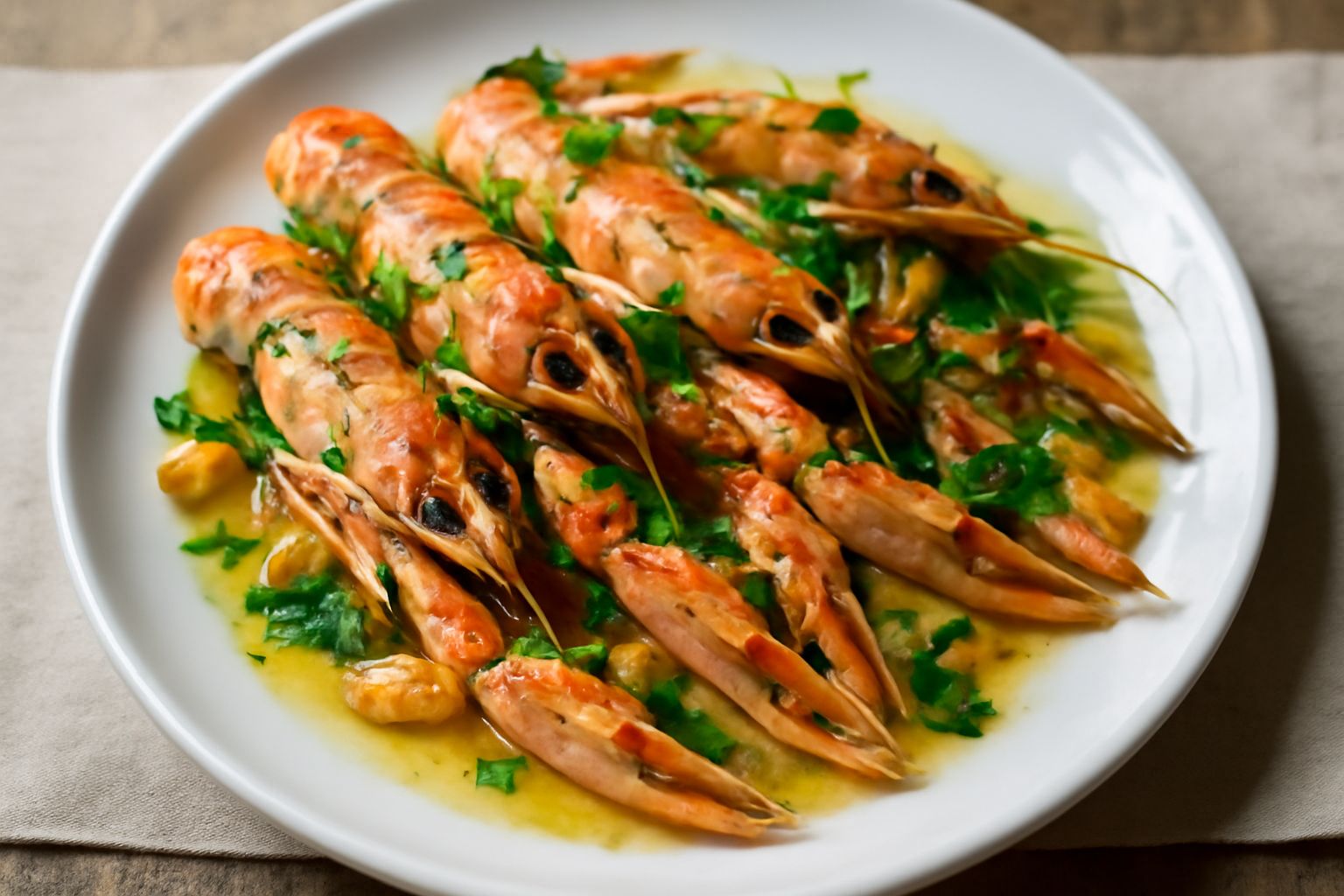 Scampi alla triestina
