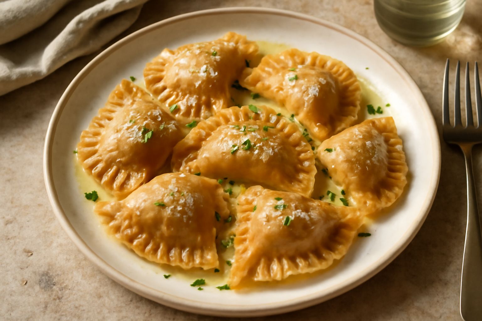 Schlutzkrapfen di ricotta