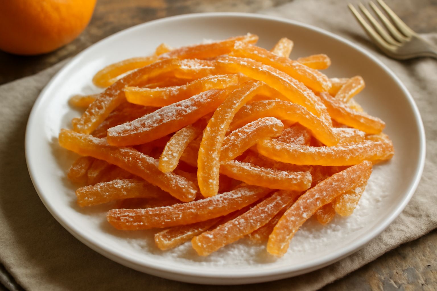 Scorze di arancia candite