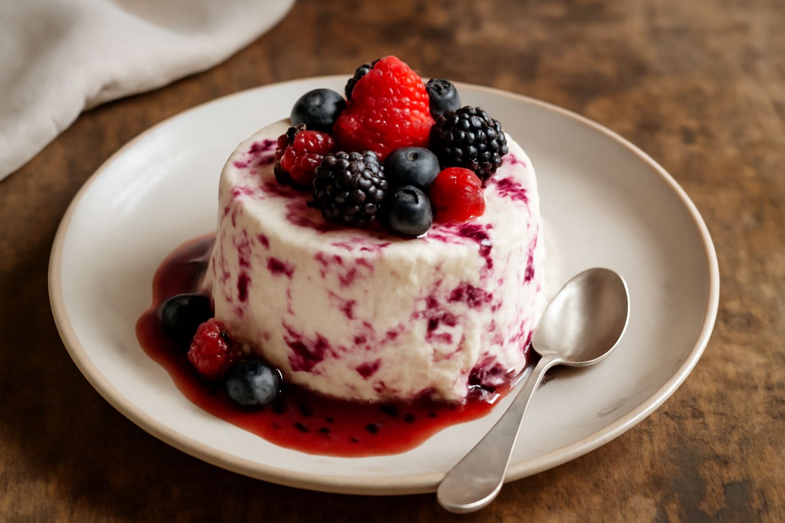 Semifreddo ai frutti di bosco