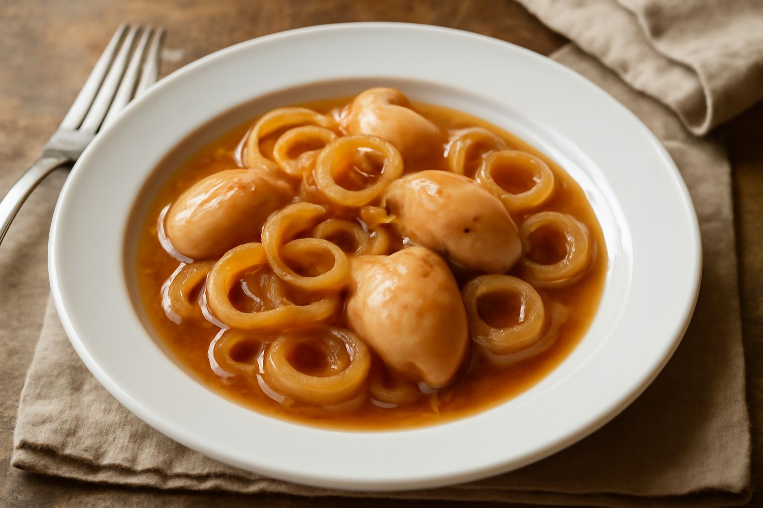 Seppia con le cipolle