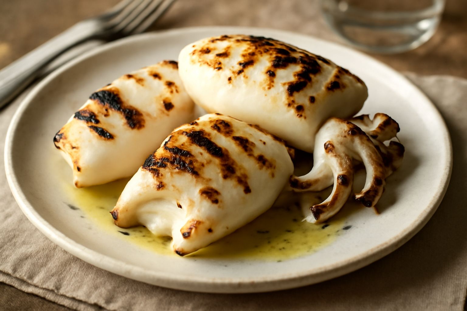 Seppia grigliata: carne delicata e saporita che nutre muscoli senza appesantire lo stomaco
