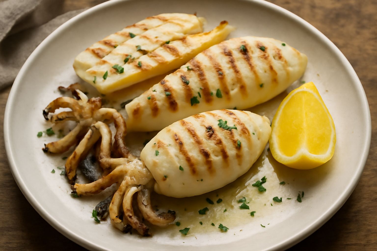 Seppie alla griglia