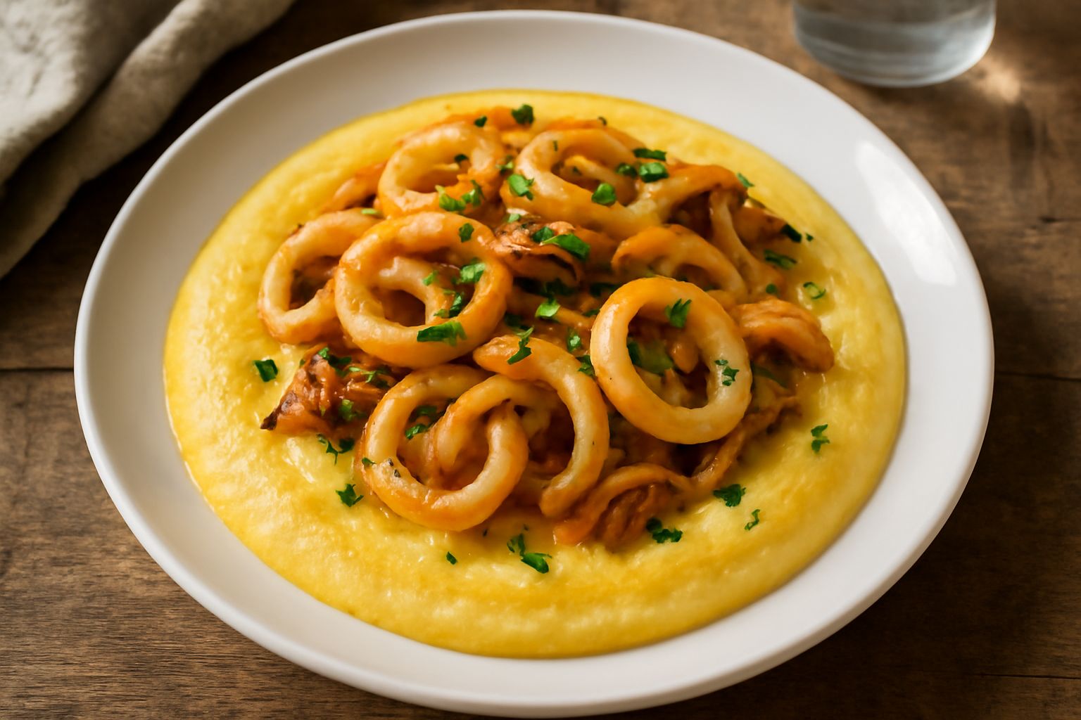 Seppie con polenta