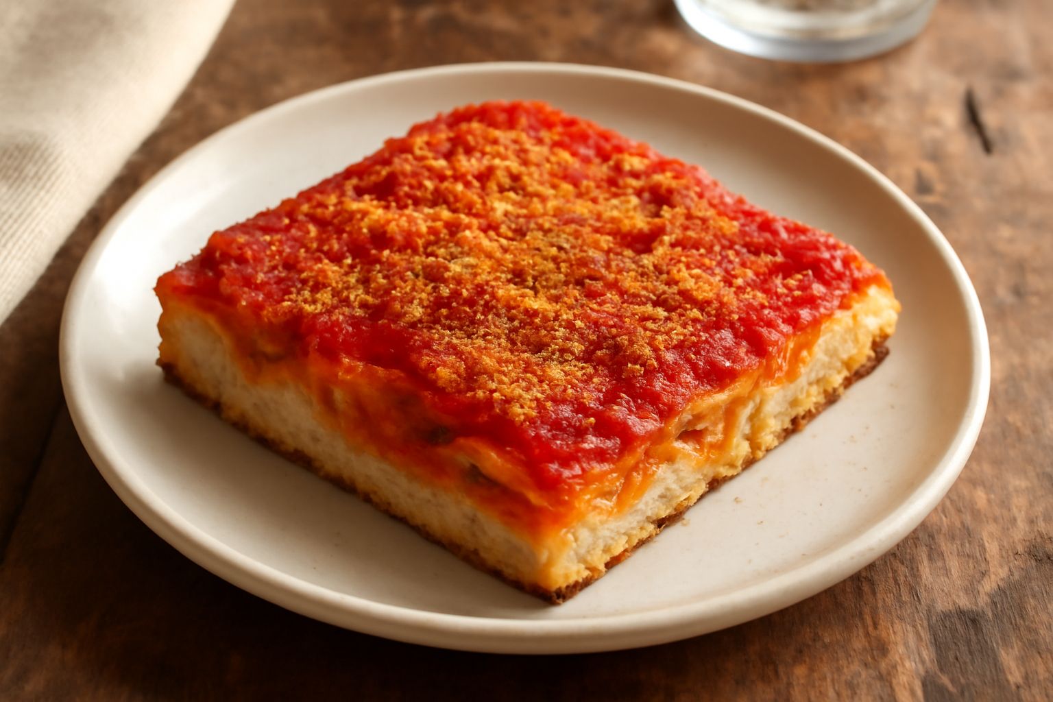 Sfincione con cipolla