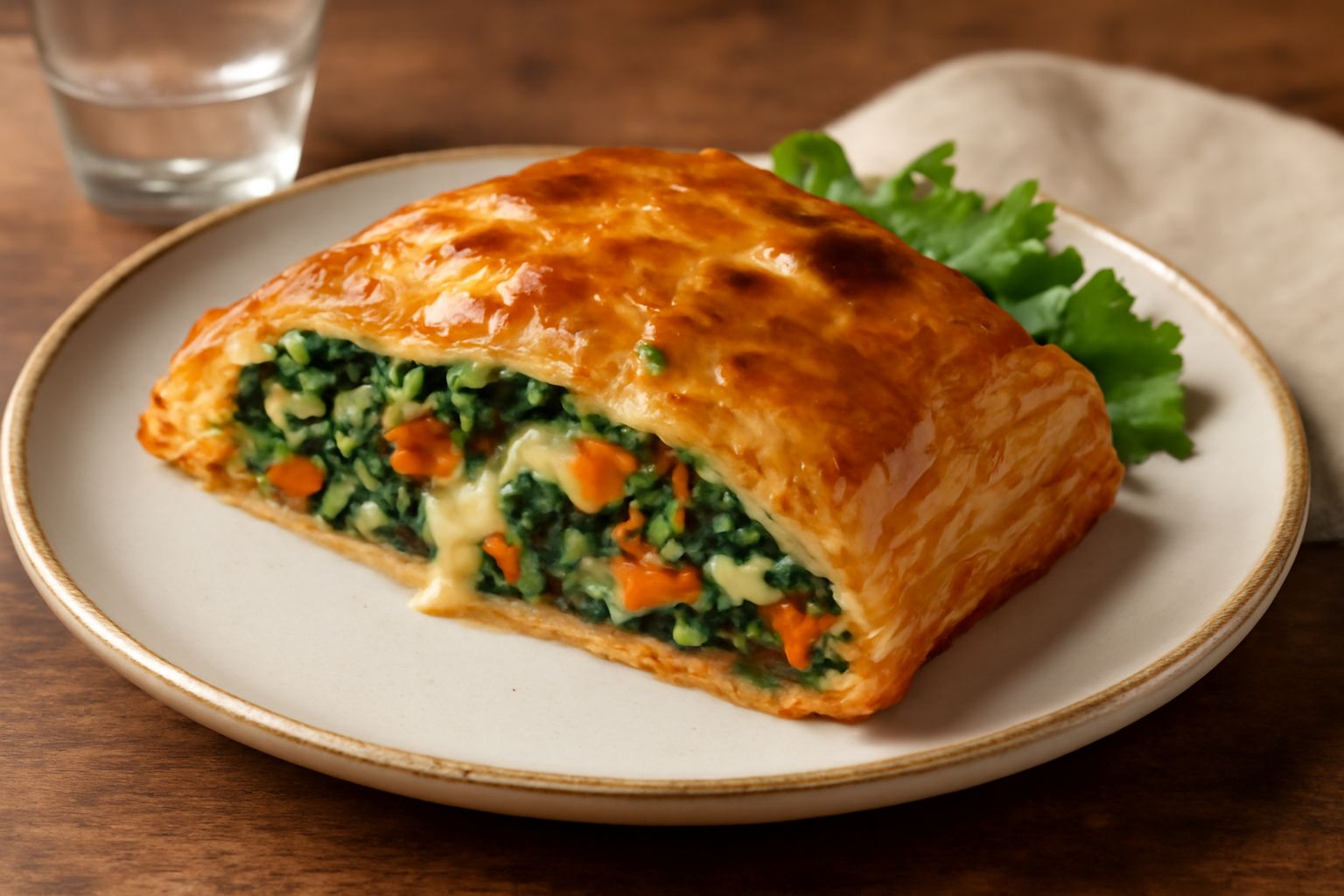 Sfoglia ripiena di verdure