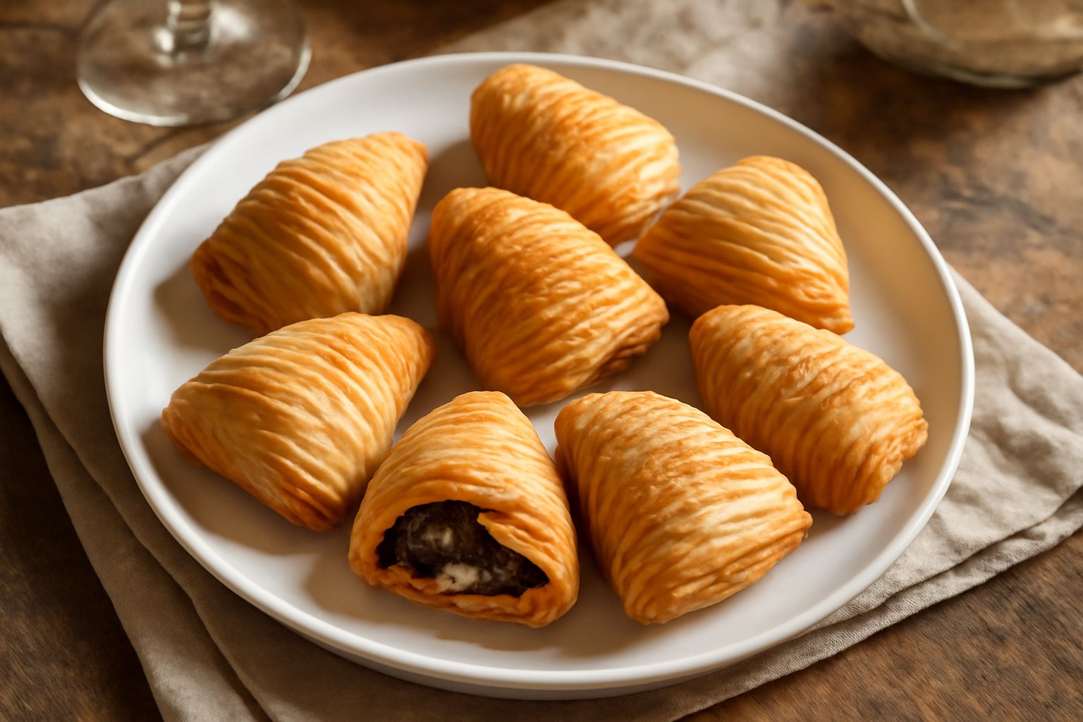 Sfogliatelle abruzzesi: croccanti strati che nutrono con dolcezza e leggerezza