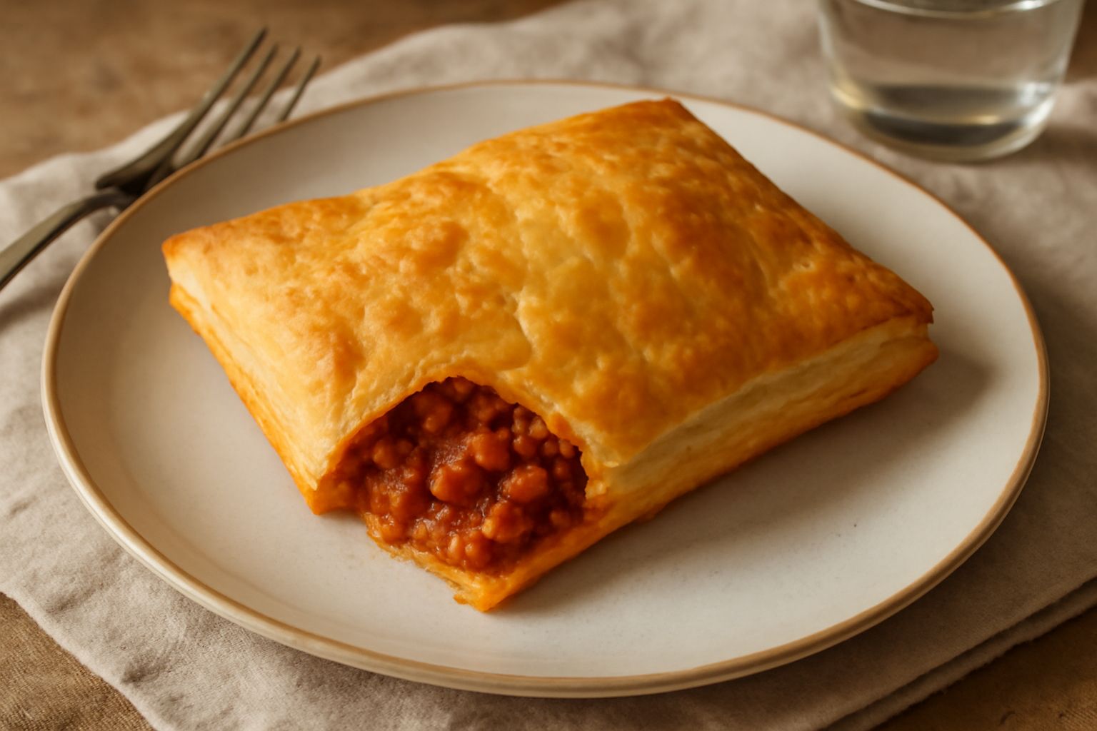 Sfogliatina ripiena di ragù