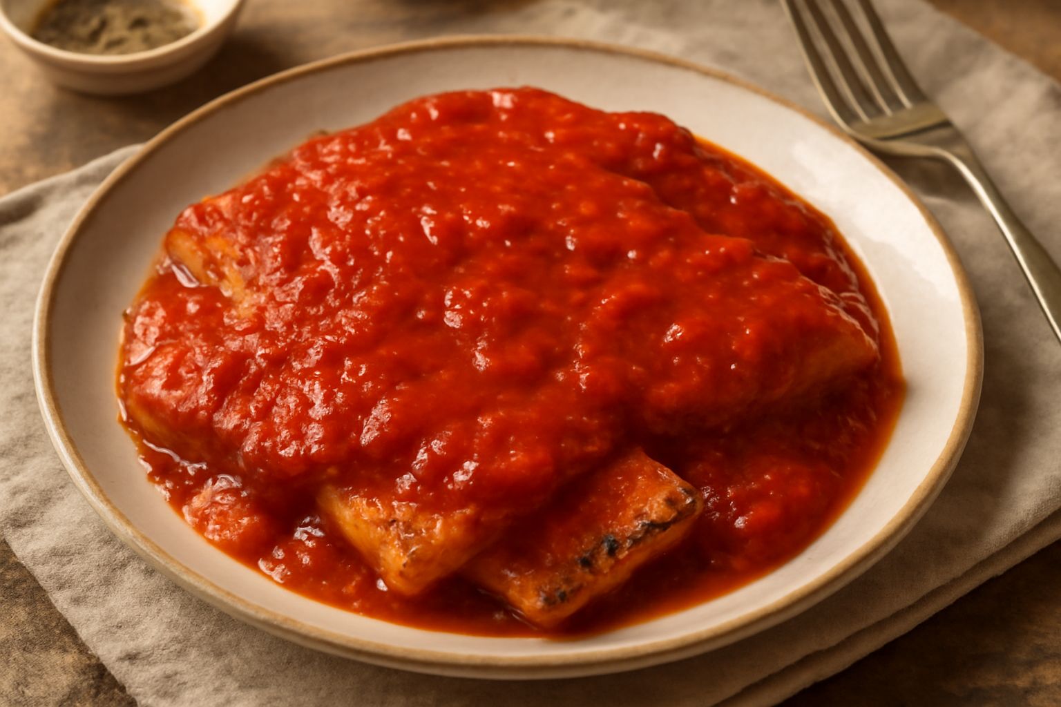 Sgagliozze con sugo di pomodoro