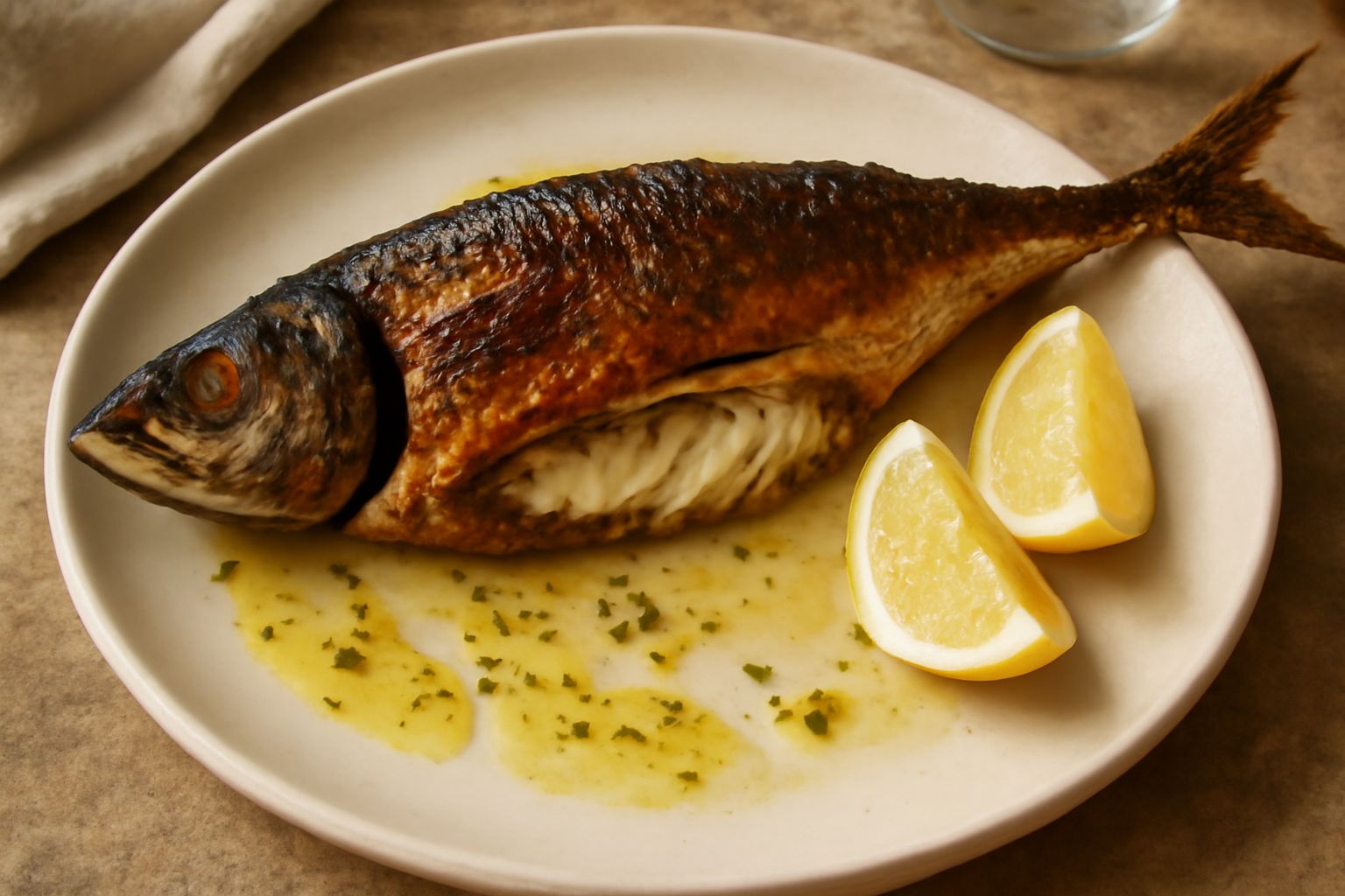 Sgombro al forno