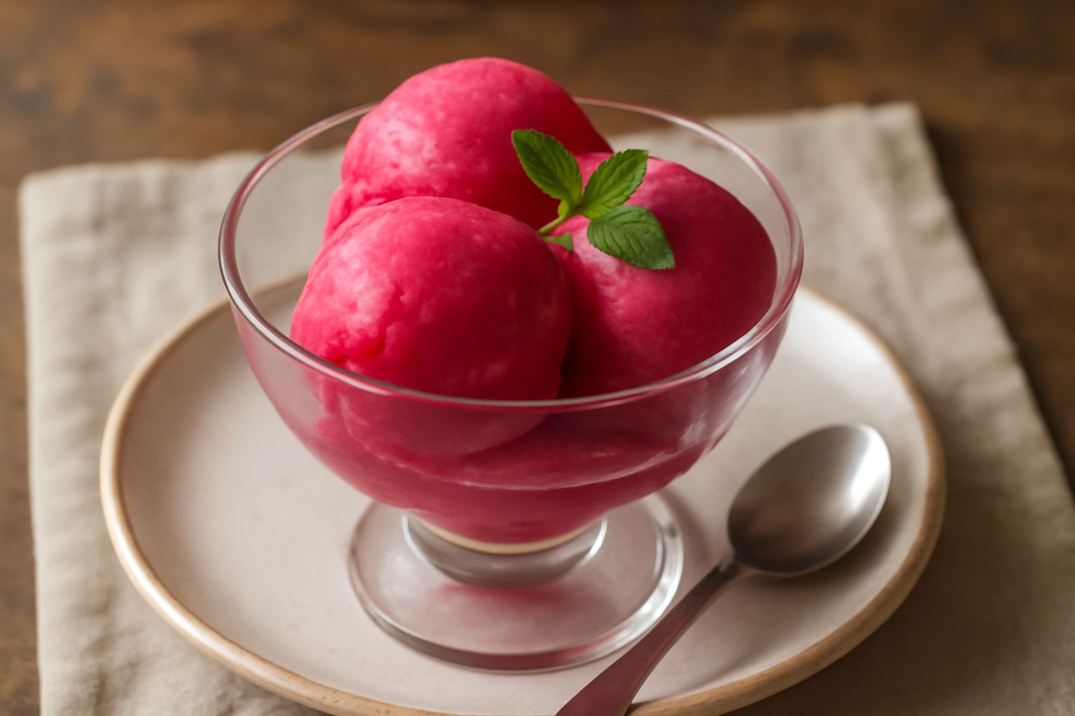Sorbet di lampone