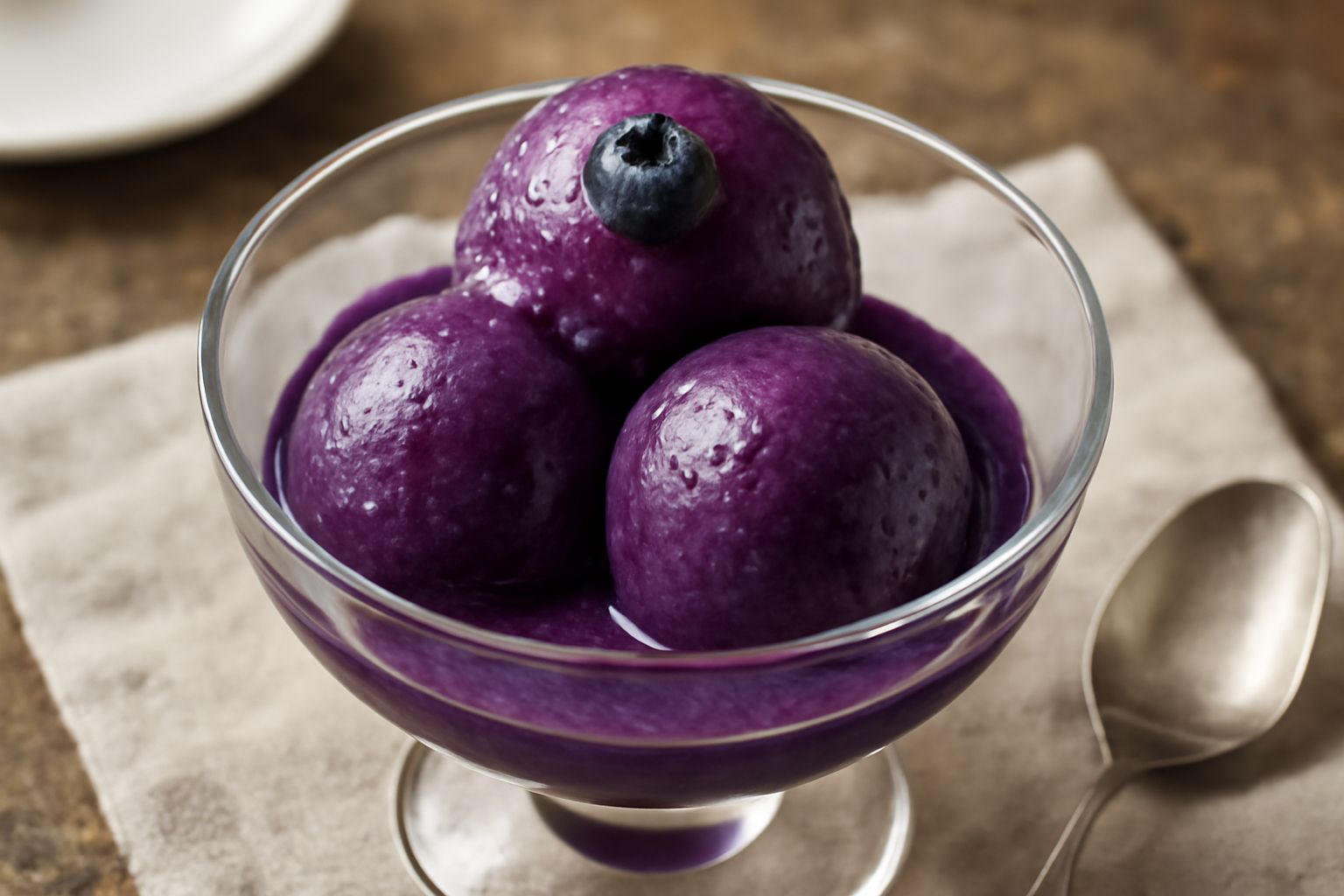 Sorbet di mirtillo