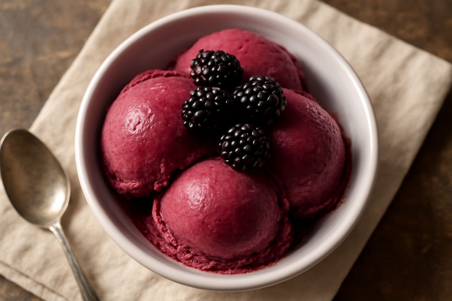 Sorbet di mora