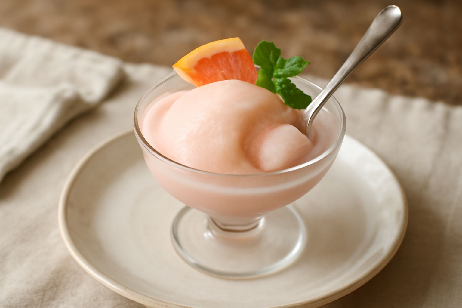 Sorbetto al pompelmo