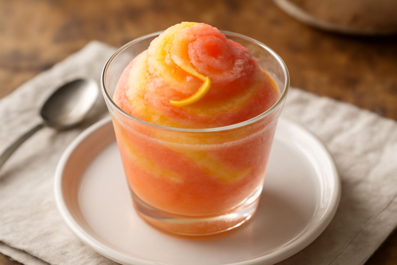 Sorbetto di agrumi misti