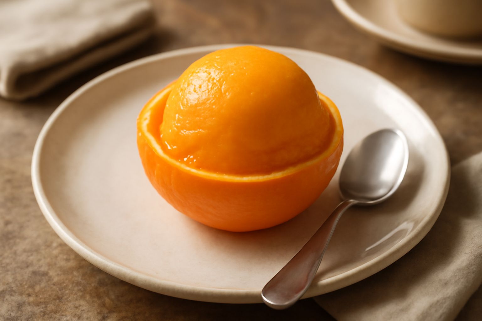 Sorbetto di arancia