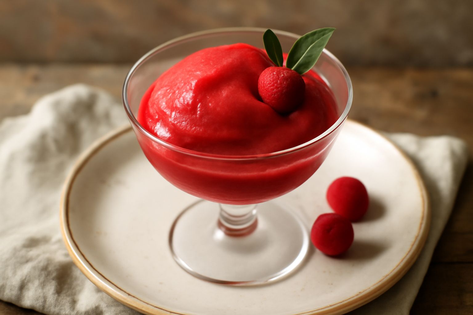 Sorbetto di corbezzolo