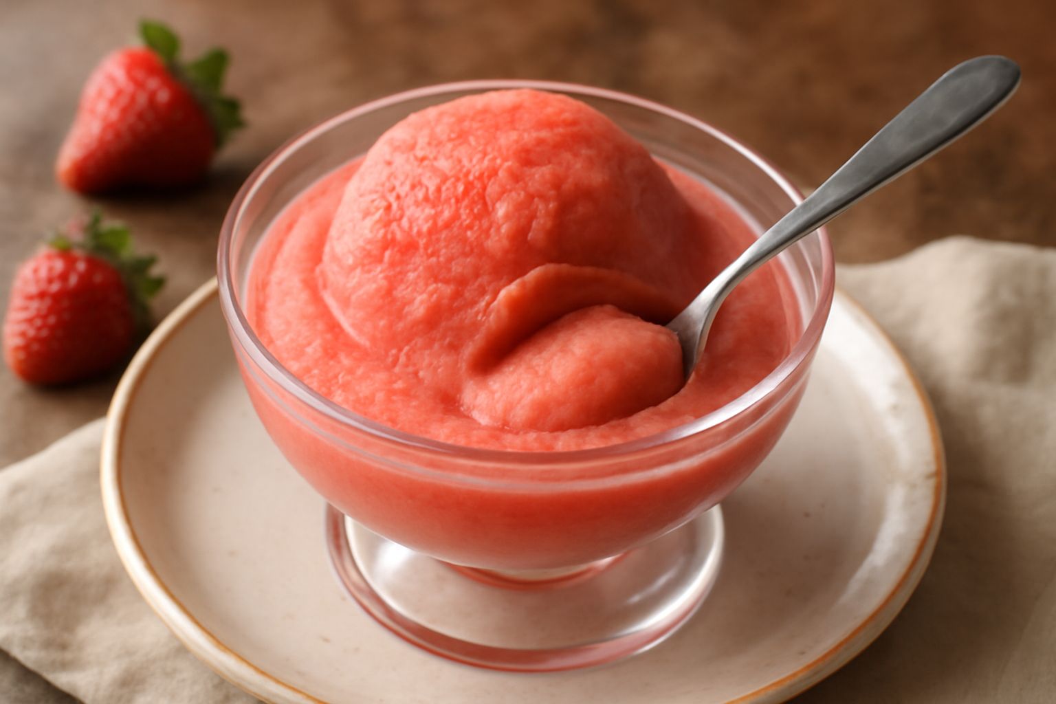 Sorbetto di fragola