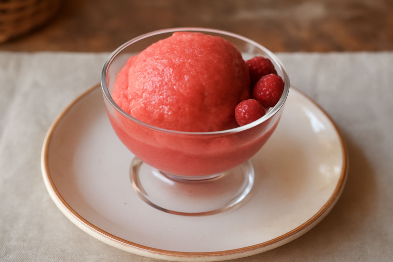 Sorbetto di fragola selvatica