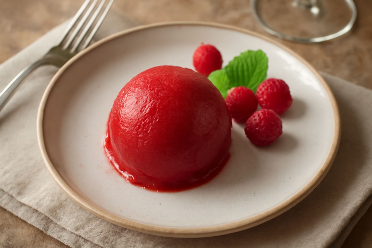 Sorbetto di lampone