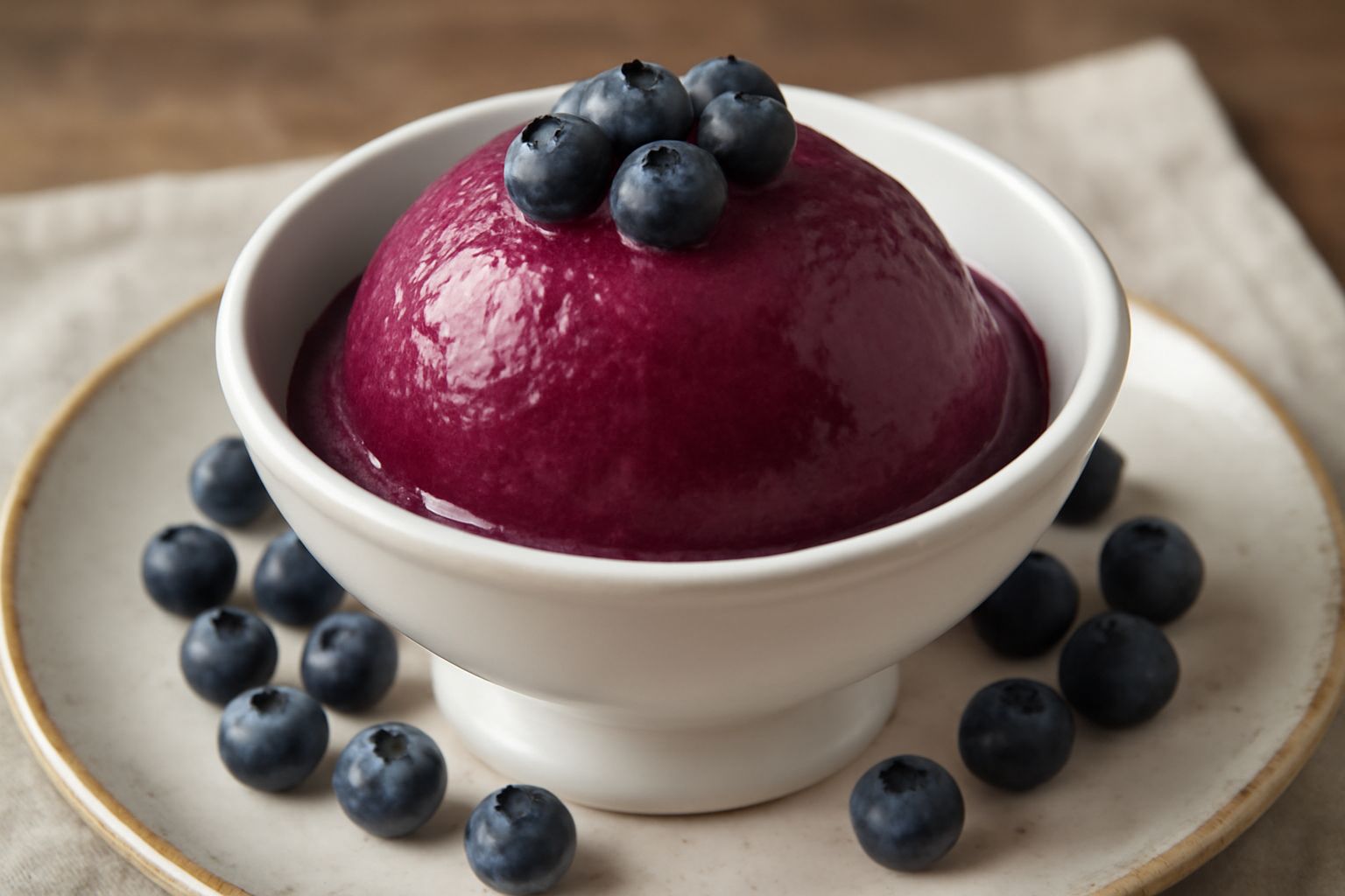 Sorbetto di mirtillo