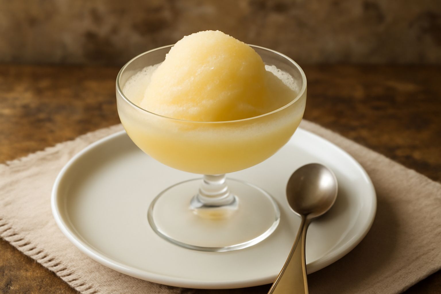 Sorbetto di moscato d'Asti