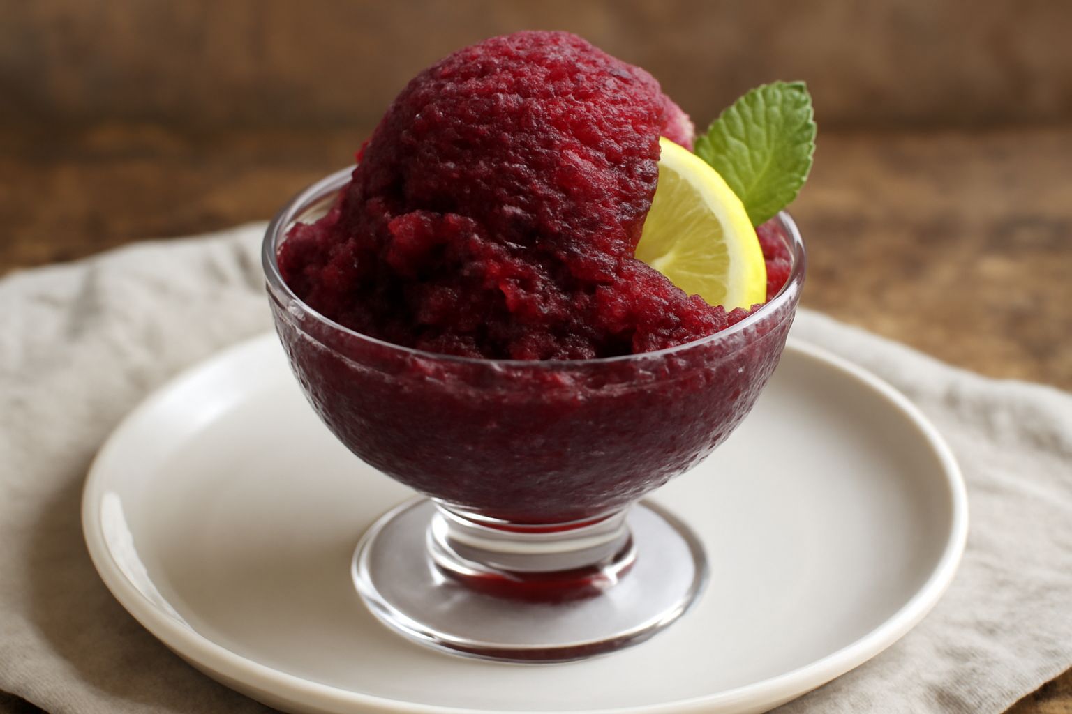 Sorbetto di nero d'avola
