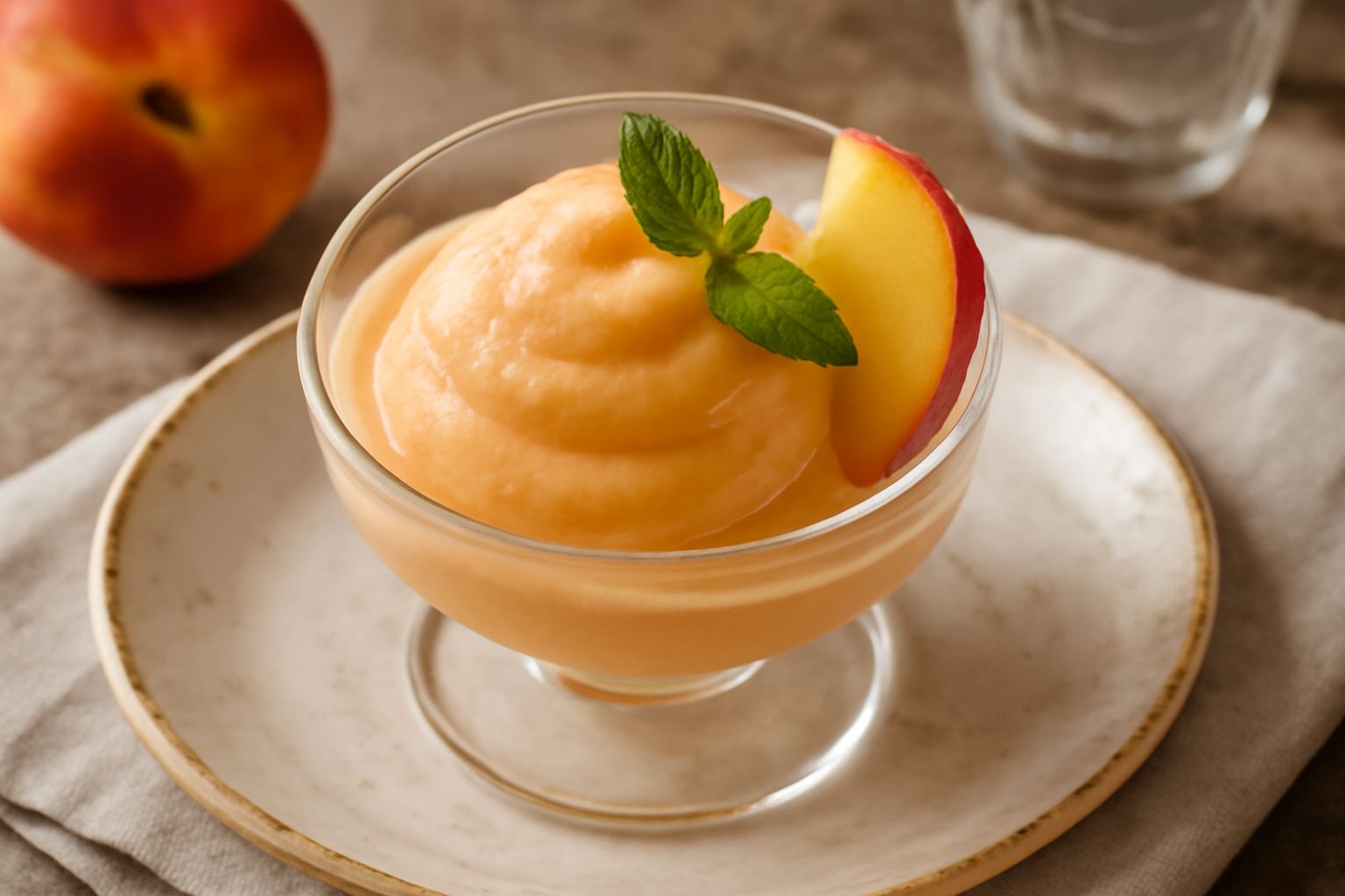 Sorbetto di pesca