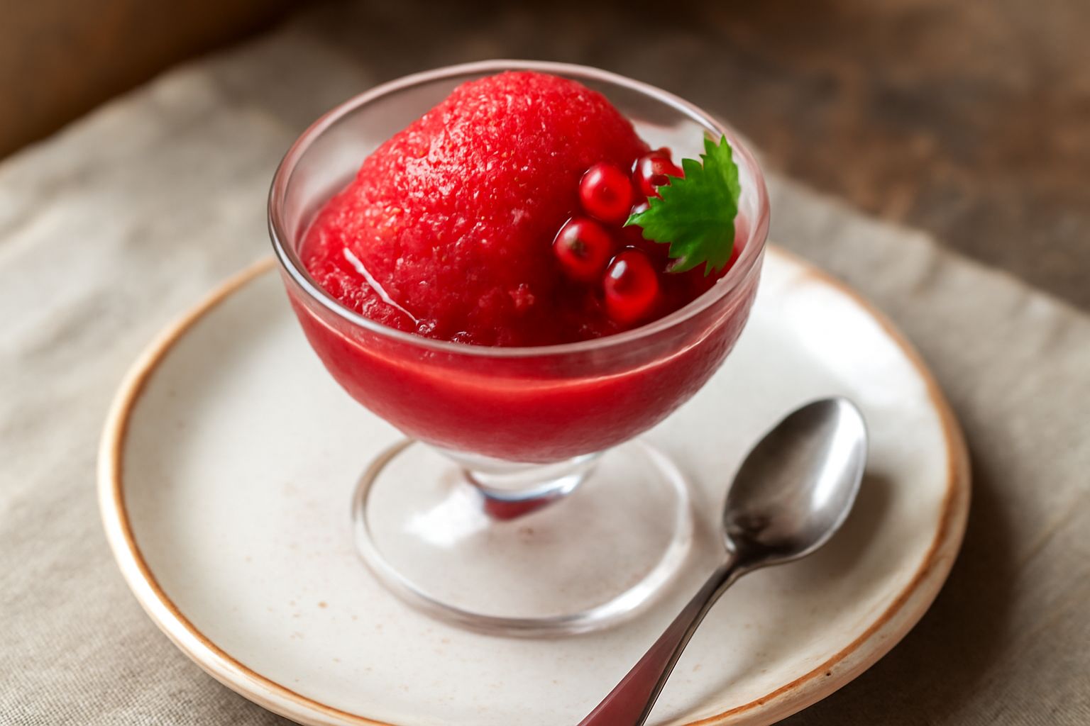 Sorbetto di ribes