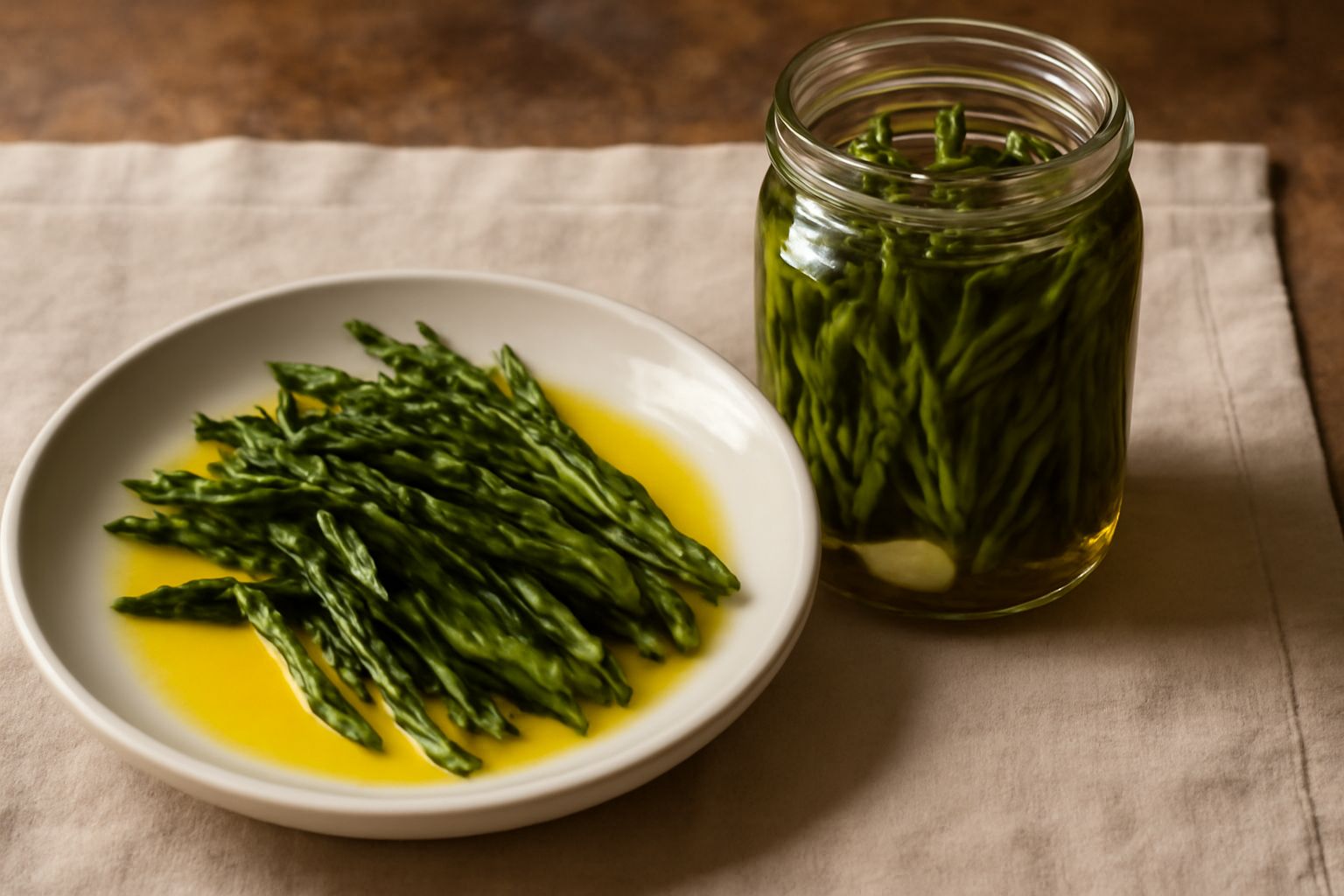 Sottoli di asparagi selvatici