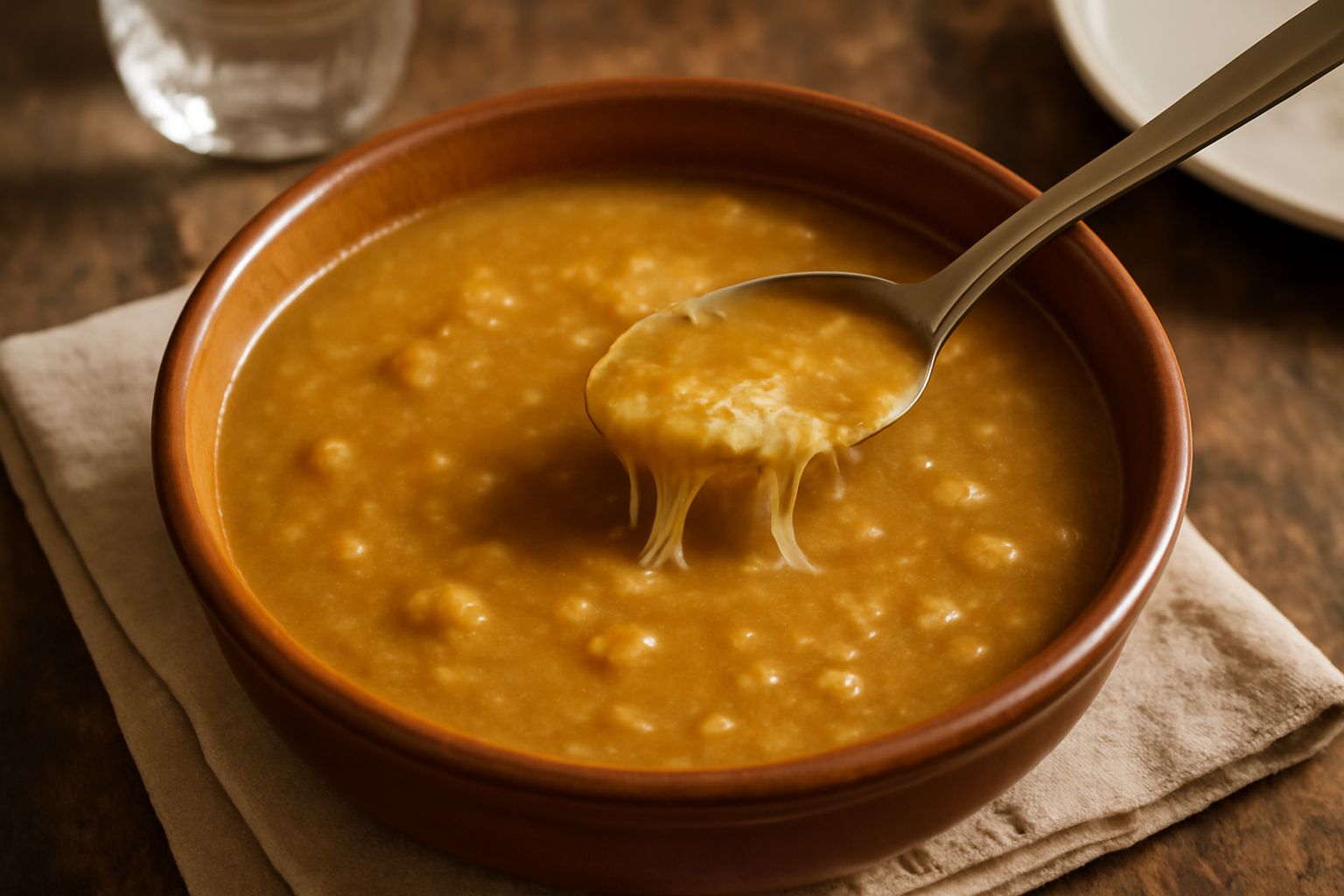 Zuppa di farina abbrustolita