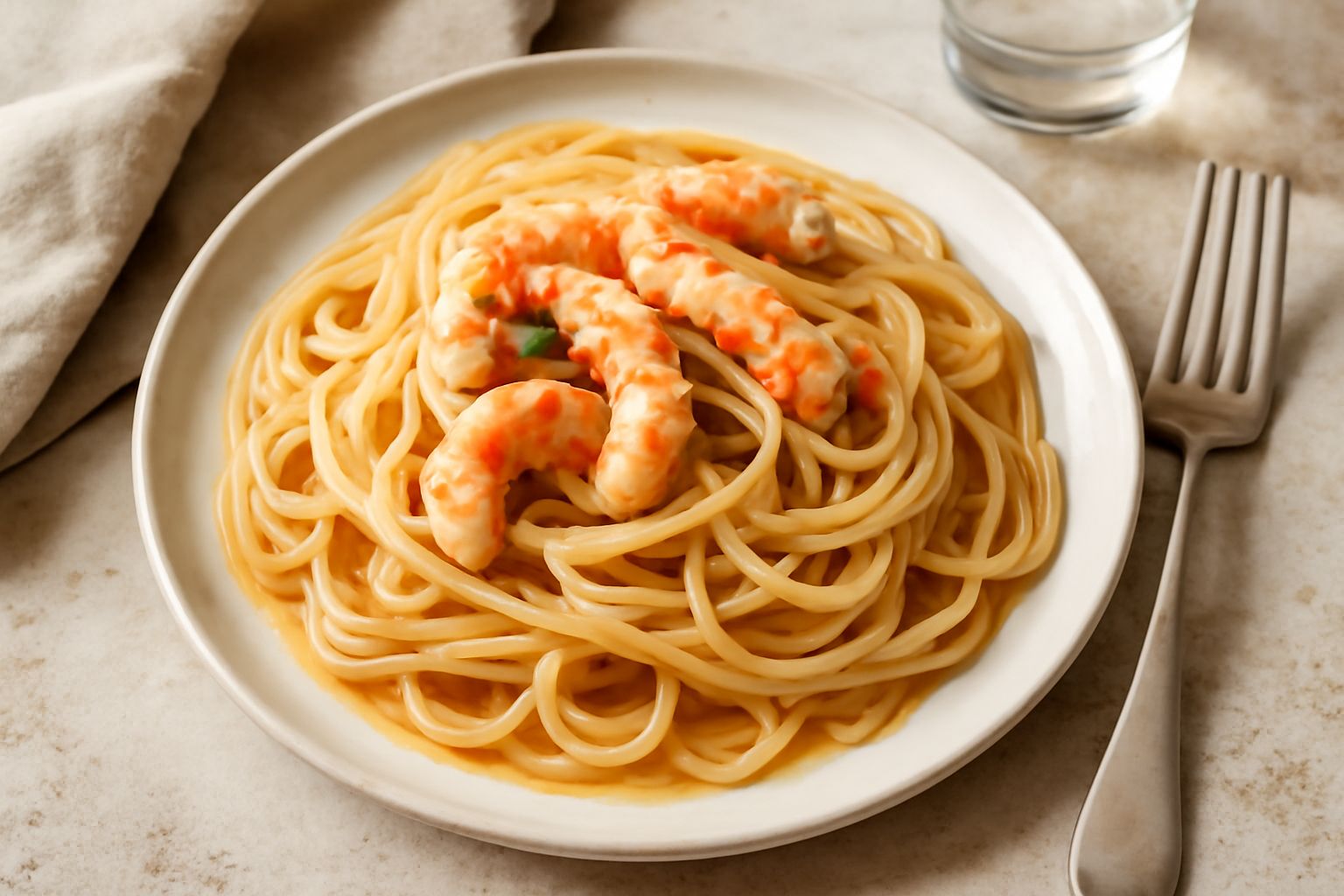 Spaghetti agli scampi