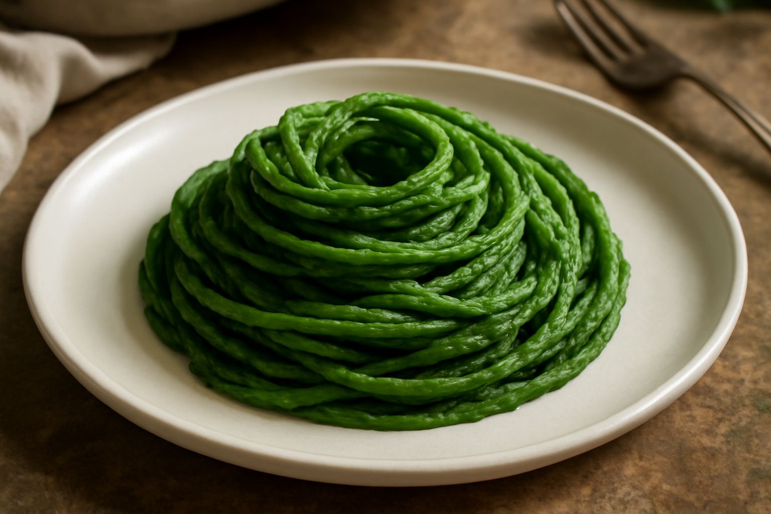 Spaghetti agli spinaci