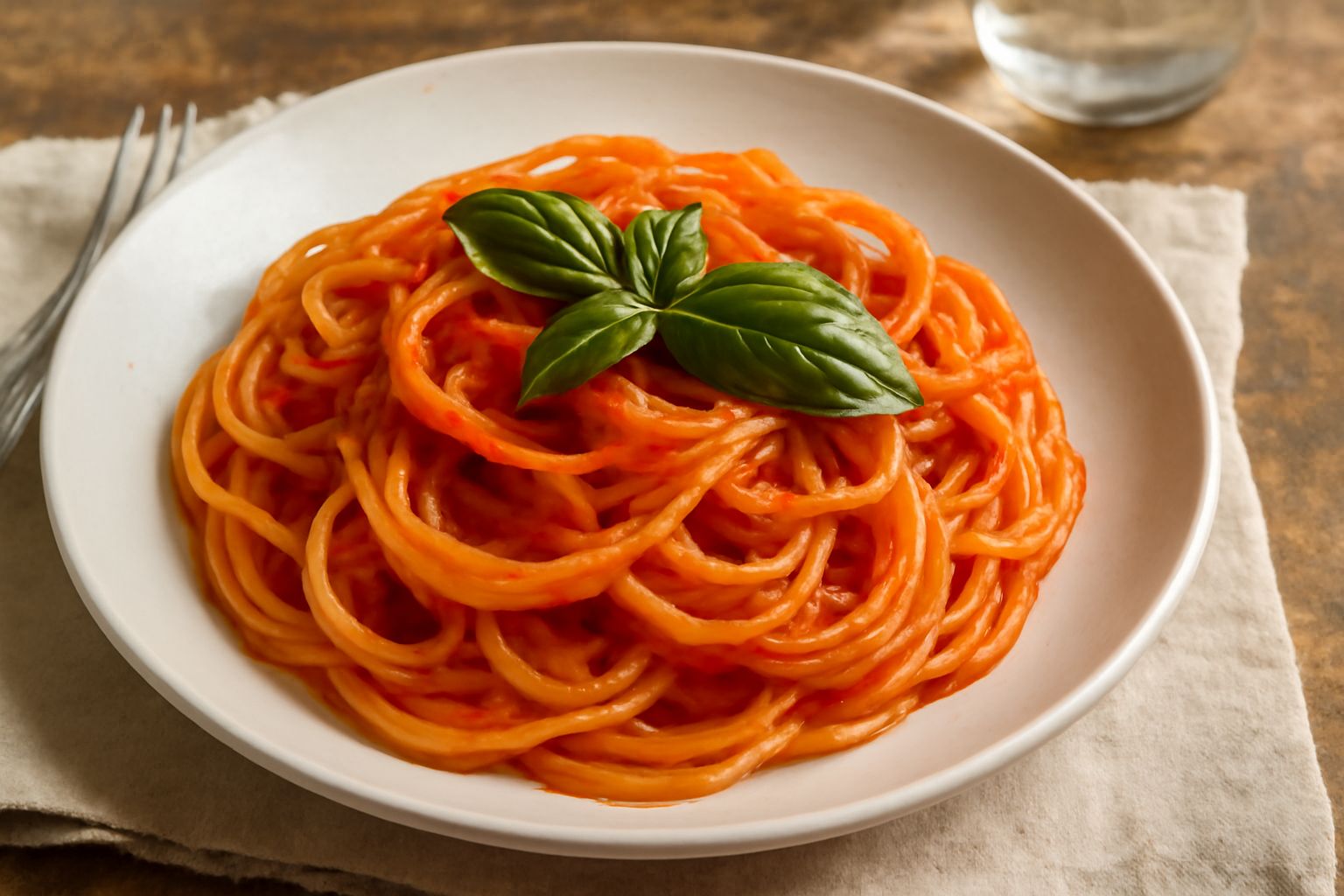 Spaghetti al pomodoro e basilico