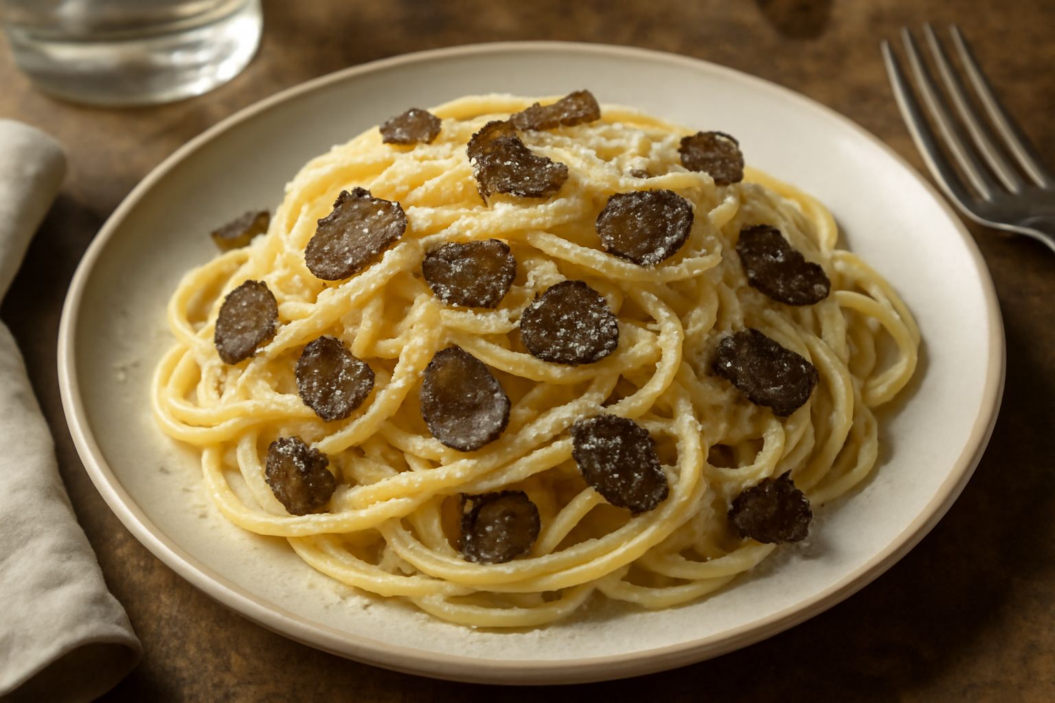 Spaghetti al tartufo