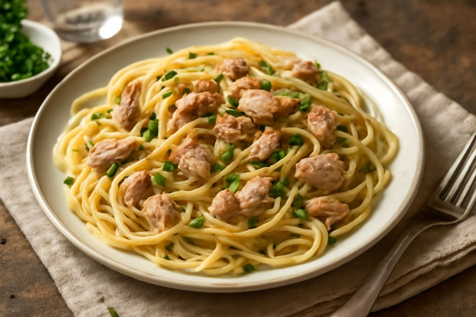 Spaghetti al tonno