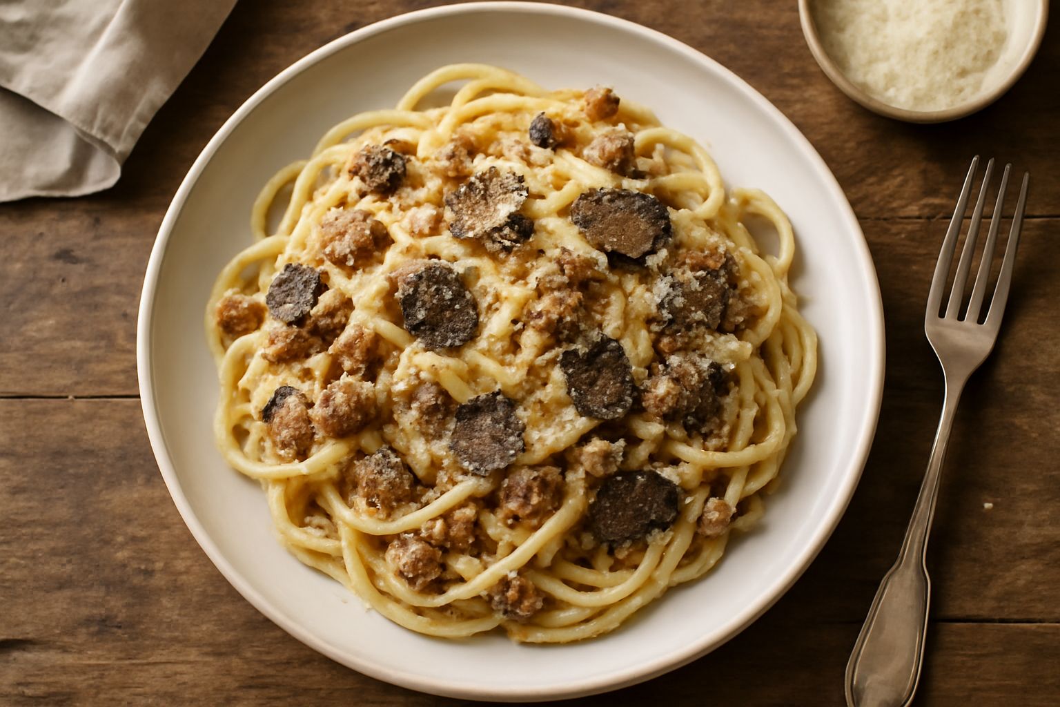 Spaghetti alla norcina