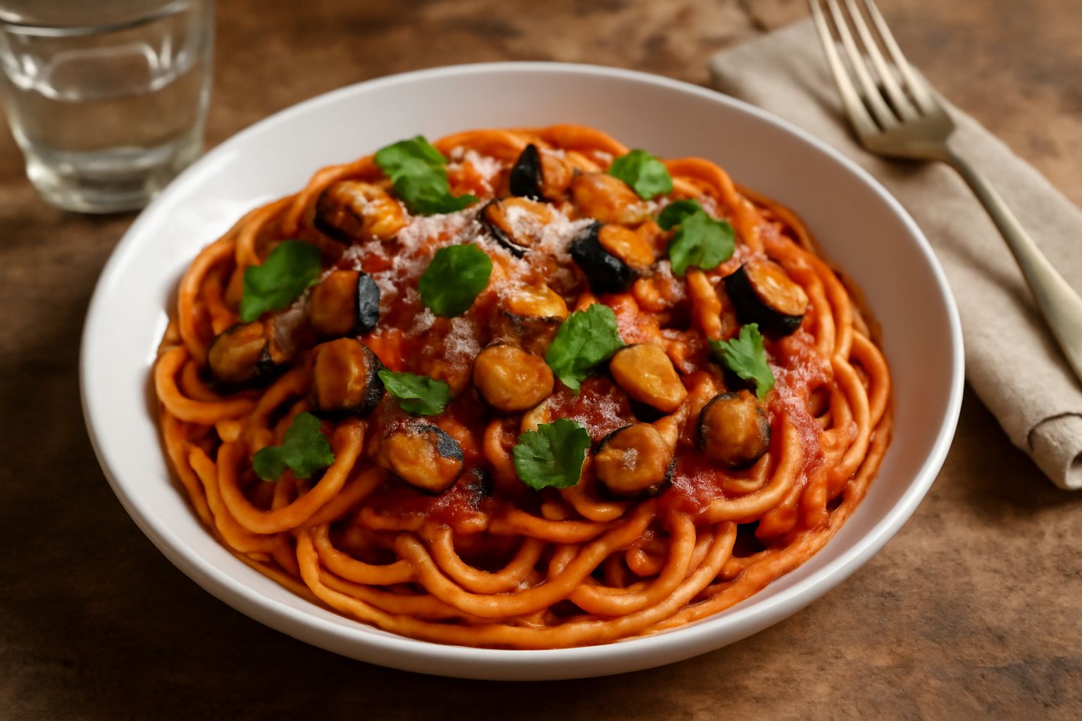 Spaghetti alla siracusana