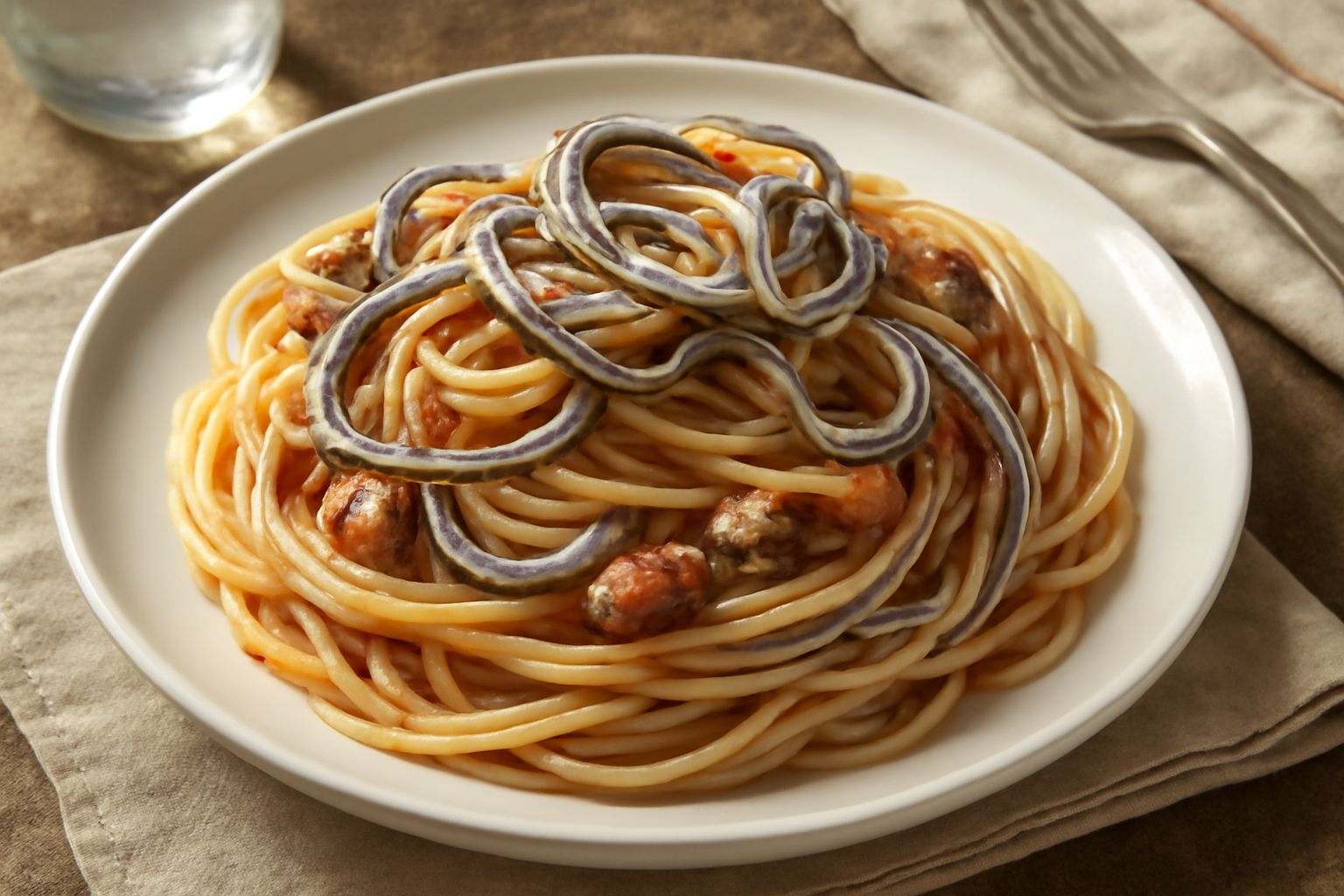 Spaghetti all'anguilla