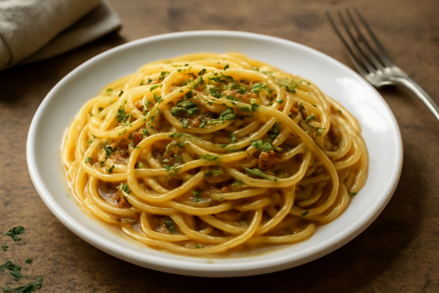 Spaghetti alle acciughe