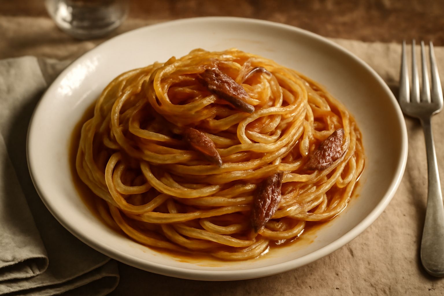 Spaghetti con le alici
