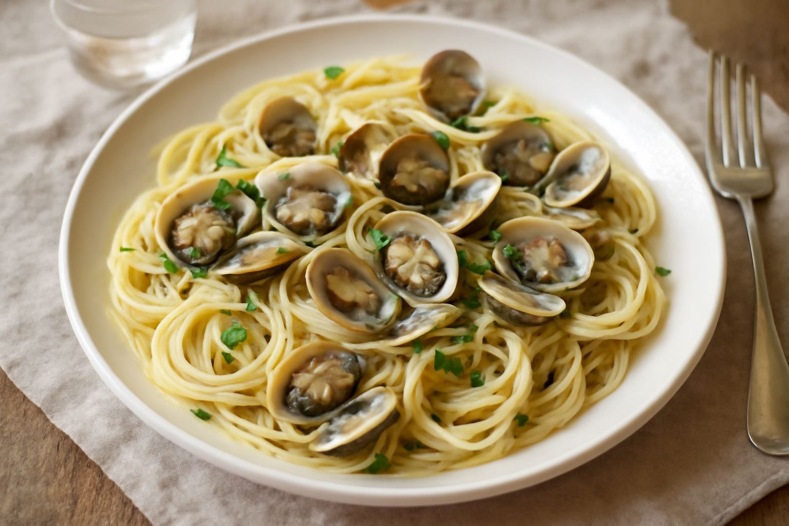 Spaghetti con le arselle