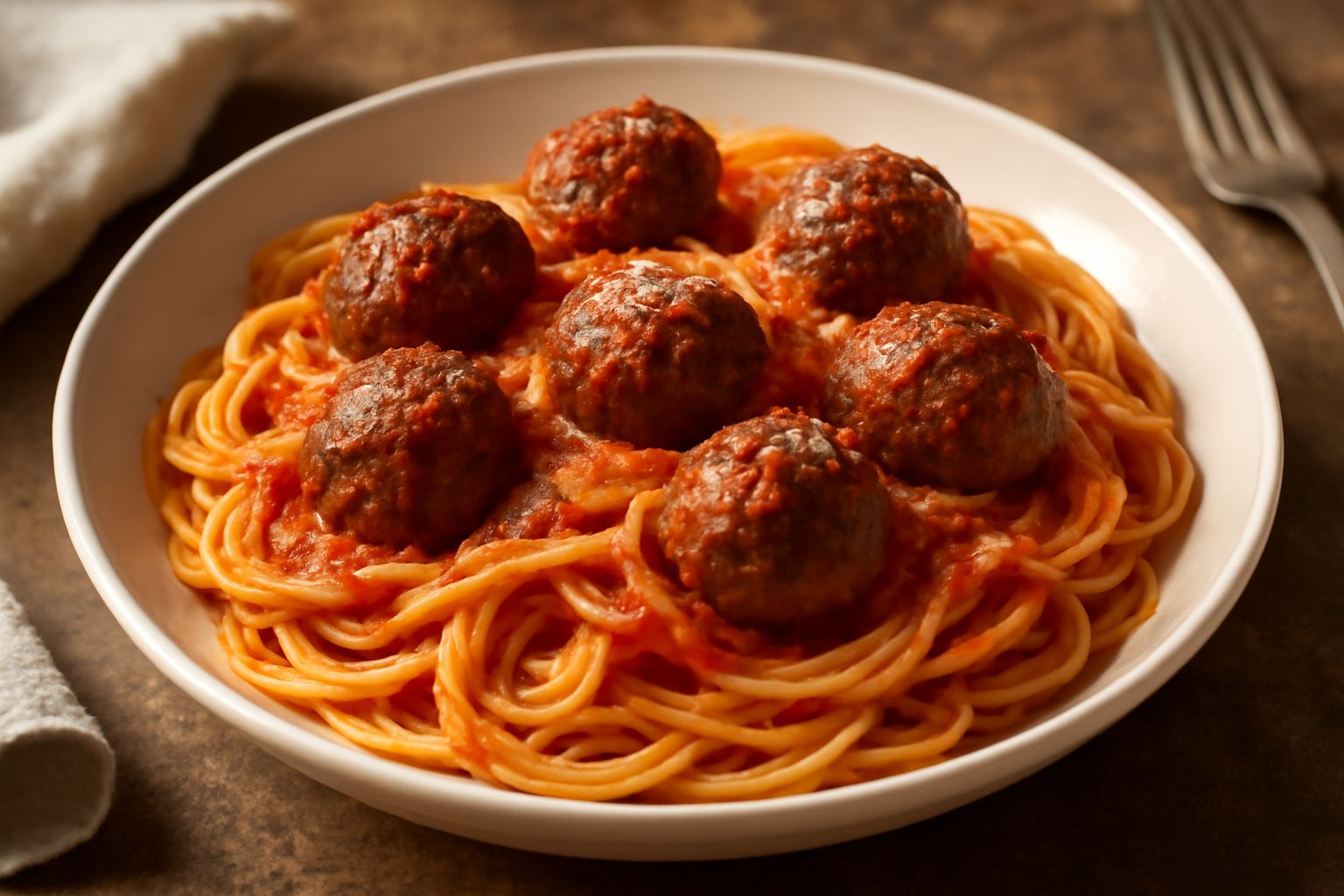Spaghetti con le polpettine