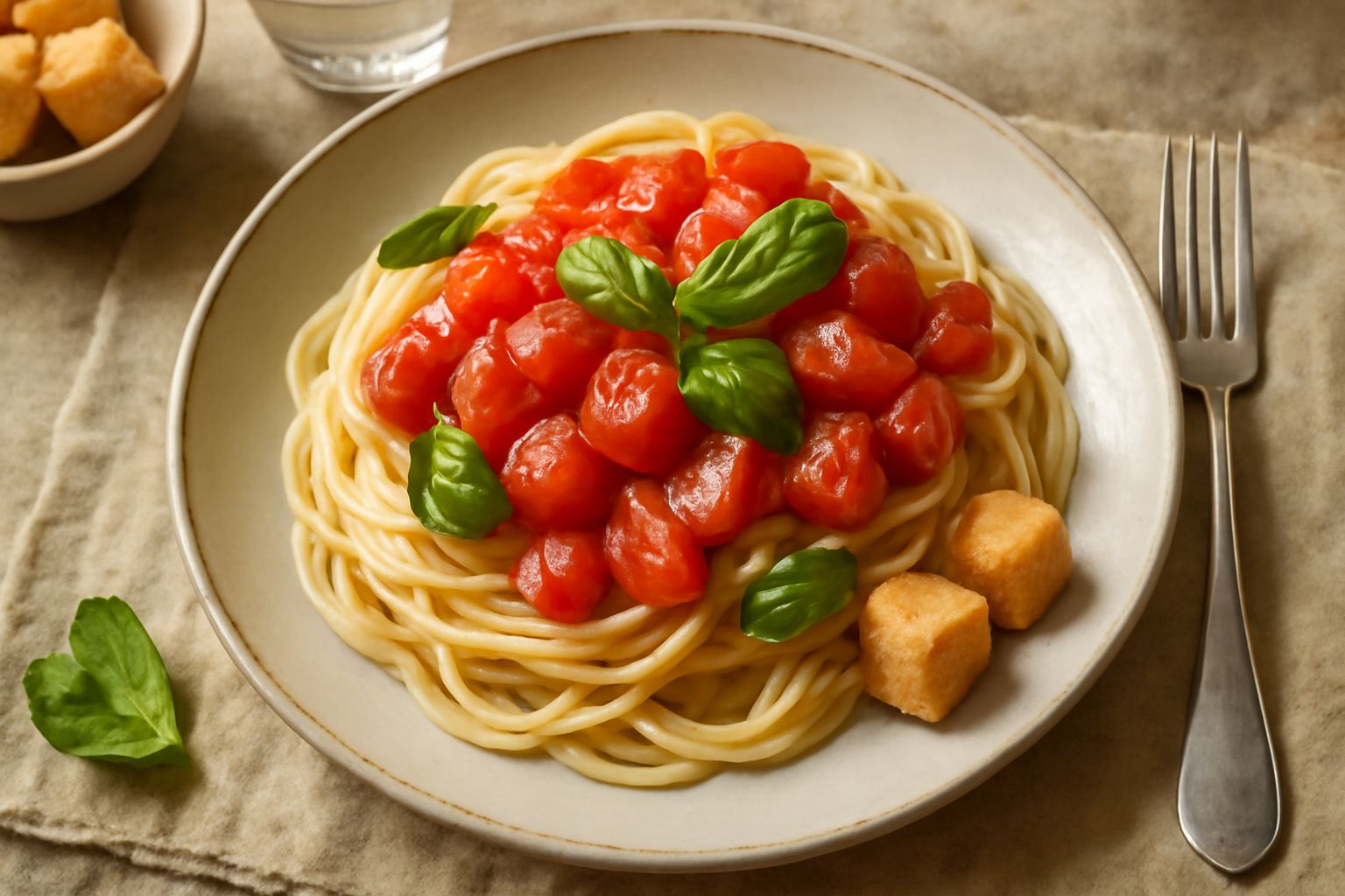 Spaghetti freddi al pomodoro