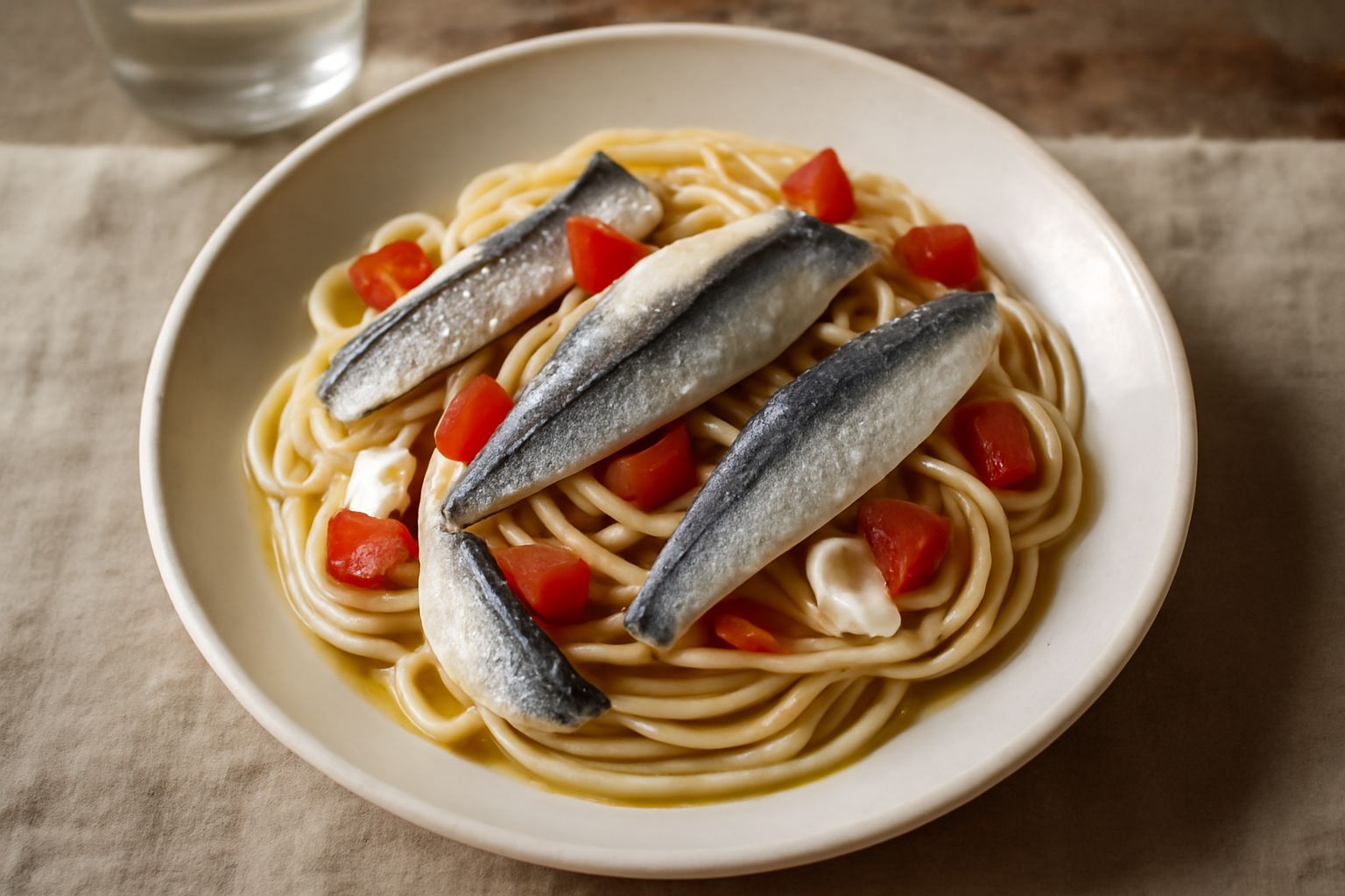 Spaghetti freddi ca' le sarde