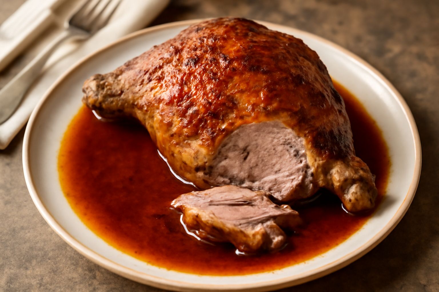 Spalla d'agnello al forno