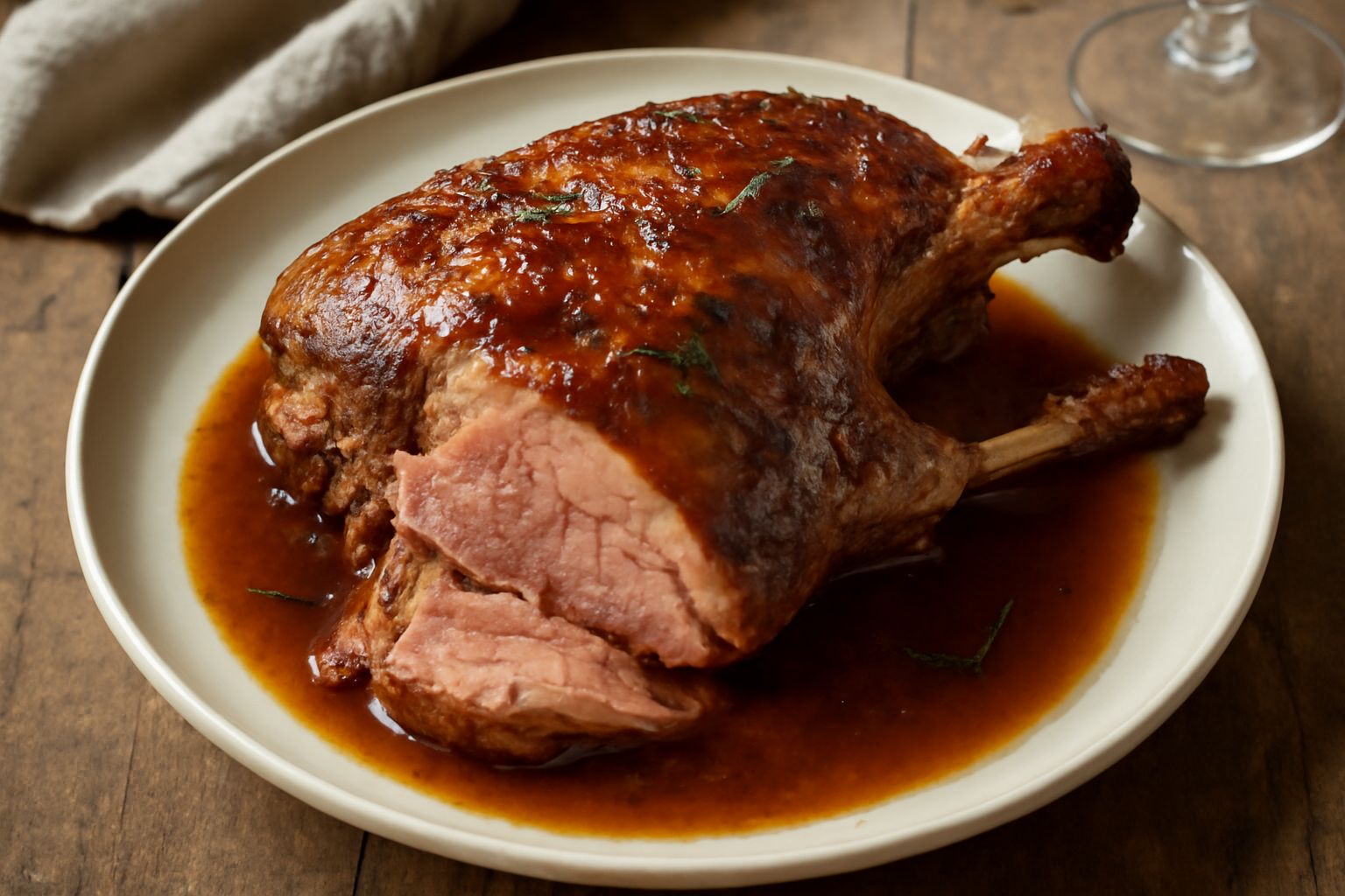 Spalla d'agnello arrosto